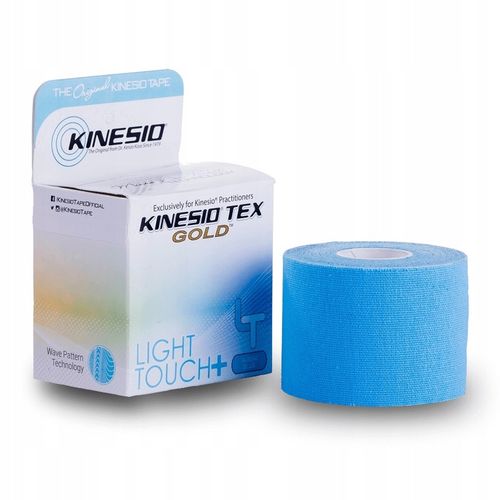 Kinesio Tex Gold Light Touch+ hipoalergiczna do wrażliwej skóry 5 cm x 5 m na Arena.pl