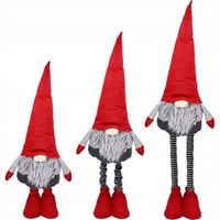 SKRZAT KRASNAL MIKOŁAJ PREZENT NA ŚWIĘTA GNOM TELESKOPOWE NOGI DUŻY 128cm