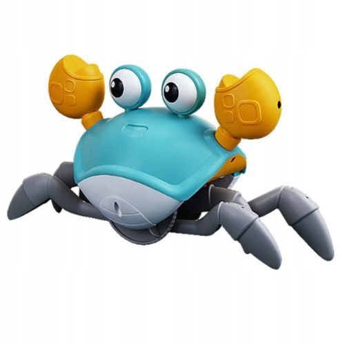 KRAB INTERAKTYWNY PEŁZAJĄCY UCIEKAJĄCY DŹWIĘK muzyka gra czujnik + BATERIE na Arena.pl