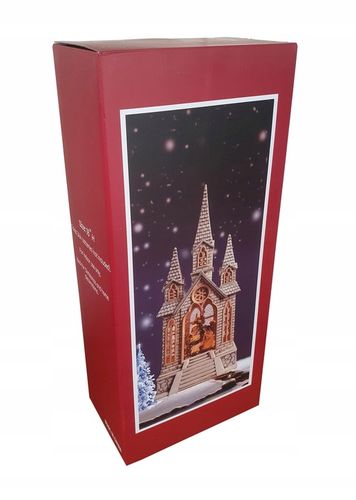 SZOPKA BOŻONARODZENIOWA ŚWIECI GRA KOLĘDA LAMPION pozytywka HURT na Arena.pl