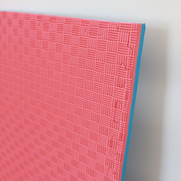 mata do ćwiczeń 100x100x2,5cm - сzerw-nieb zdjęcie 3