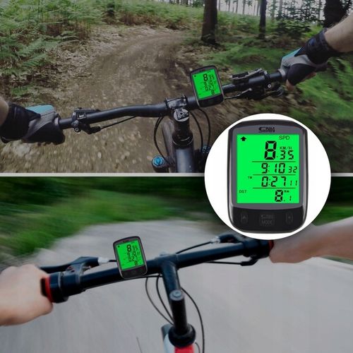 LICZNIK ROWEROWY PRZEWODOWY 28 FUNKCJI LCD DO ROWERU PRĘDKOŚCIOMIERZ IP68 na Arena.pl