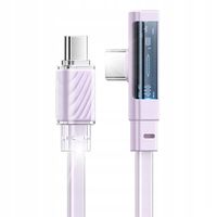 Kabel niktrade USB typ C - USB typ C 1,8 m fioletowy