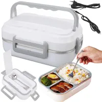 Elektryczny lunchbox pojemnik podgrzewany 900 ml 40W 12V Verk Group