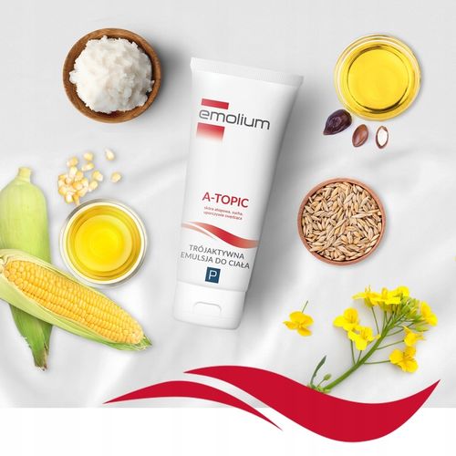 EMOLIUM A-TOPIC Trójaktywna Emulsja Do Ciała 200ML na Arena.pl