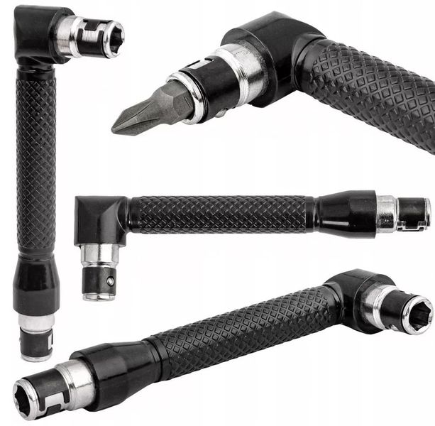 WKRĘTAK KĄTOWY UCHWYT DO KOŃCÓWEK BITÓW BITY 1/4 zdjęcie 1