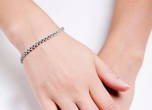 Srebrna bransoleta BDM3236 - Markazyty na Arena.pl