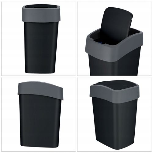 Curver Kosz Na Śmieci Pojemnik 10 L Czarny na Arena.pl