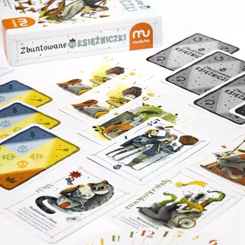 Zbuntowane księżniczki - strategiczna gra karciana dla 3-6 graczy - Muduko na Arena.pl