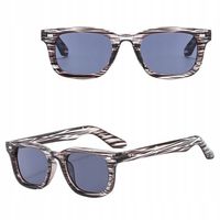 OKULARY PRZECIWSŁONECZNE filtr UV400 zebra damskie męskie +ETUI+ŚCIERKA