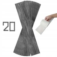 PŁYTKI panele DEKORACYJNE SAMOPRZYLEPNE deska SZARA M25 1,20m2 - 20szt.