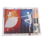 zestaw do malowania diamentami diy baletnice