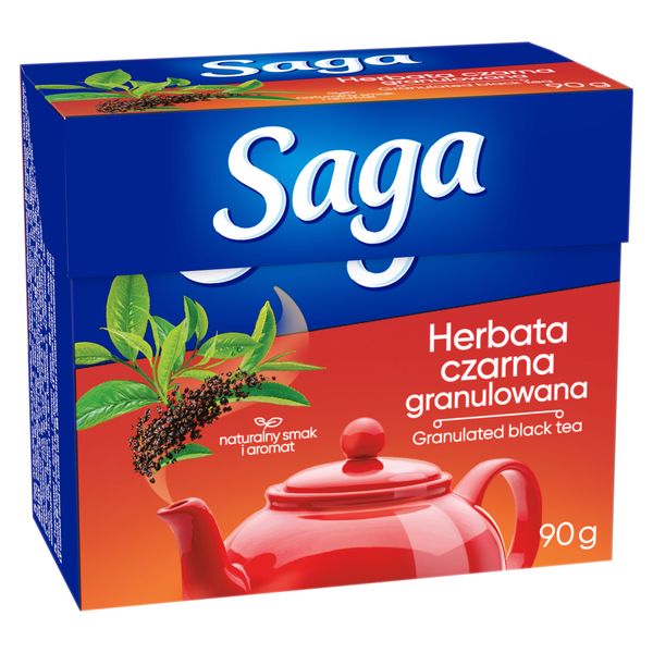 Herbata czarna granulowana Saga 90 g zdjęcie 1