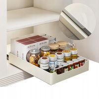 PÓŁKA ORGANIZER KUCHENNY CARGO WYSUWANY SZUFLADA METAL DO SZAFKI 40 CM