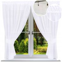 Firana gotowa gładka 150x300 firanki woal łapacz snów firany białe