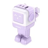 ładowarka sieciowa ugreen nexode rg (robot gan), 2x usb-c + usb, 65w