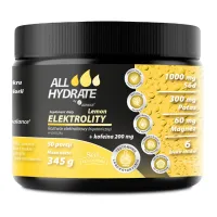 ALLHydrate - Elektrolity Lemon + Kofeina 200mg, 345g