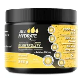 ALLHydrate - Elektrolity Lemon + Kofeina 200mg, 345g