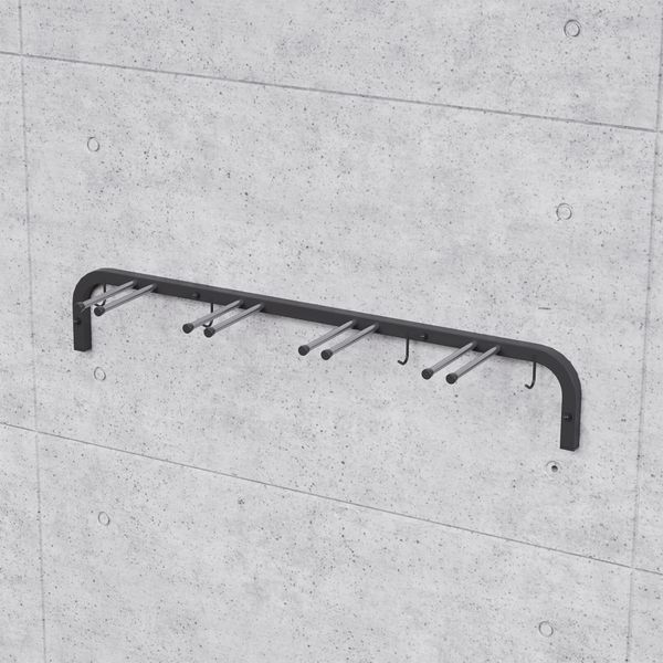 WIESZAK NA NARTY MONTOWANY DO ŚCIANĘ 4 PARY NART zdjęcie 13