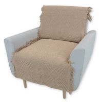Narzuta Na Fotel Beżowa 22751