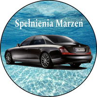 Opłatek na tort Mercedes Auto Samochód Logo Bryka Fura Maybach