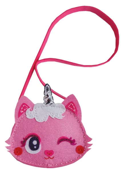 Torebka mała Kotek róż zdjęcie 1