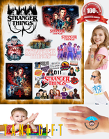 Duży Zestaw Mega Tatuaży zmywalnych - Stranger Things