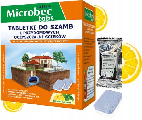 bros - microbec ultra - tabletka do szamb - 16 szt. na Arena.pl