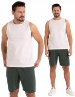 PODKOSZULKA KOSZULKA MĘSKA GŁADKA BIAŁA 100 % BAWEŁNA KLASYCZNA MORAJ - 3XL