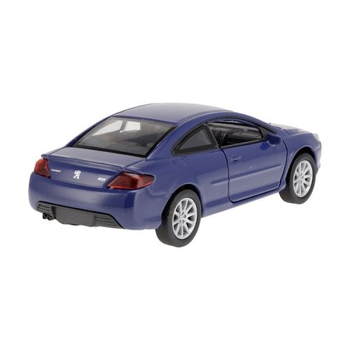 Model 1:34, Peugeot Coupe 407, niebieski na Arena.pl