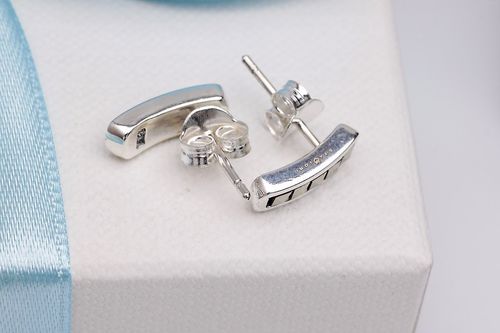 Srebrne kolczyki KDM2890 - Markazyty na Arena.pl