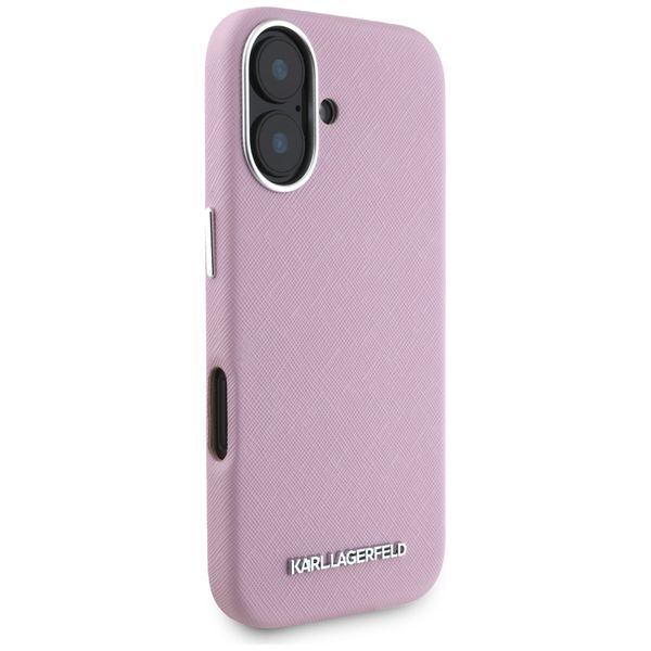Etui Karl Lagerfeld do iPhone 16, Różowy, MagSafe zdjęcie 4