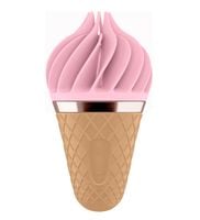 Obrotowy masażer łechtaczki w kształcie loda