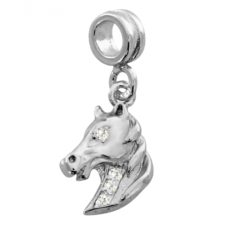 SREBRNA PANDORKA KOŃ SREBRO PRÓBY 925 zdjęcie 1