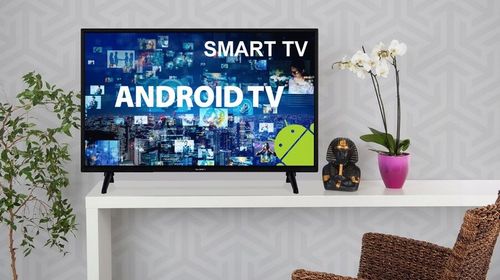 TELEWIZOR TV LED 24 CALI SMART TV ANDROID dvb-t2 HDR10 HEVEC WIFI Bluetooth na Arena.pl