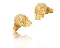 kolczyki czaszki z kolekcji halloween (p11565au)