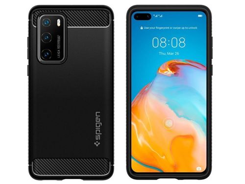 Etui Spigen Rugged Armor do Huawei P40 Matte Black na Arena.pl