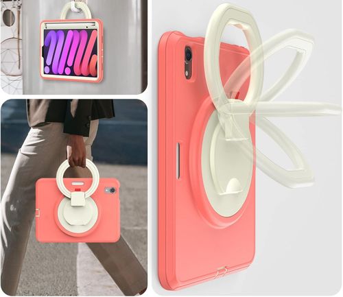 Etui do iPad Mini 6 8.3" z Podstawką i Paskiem na Ramię Różowe na Arena.pl