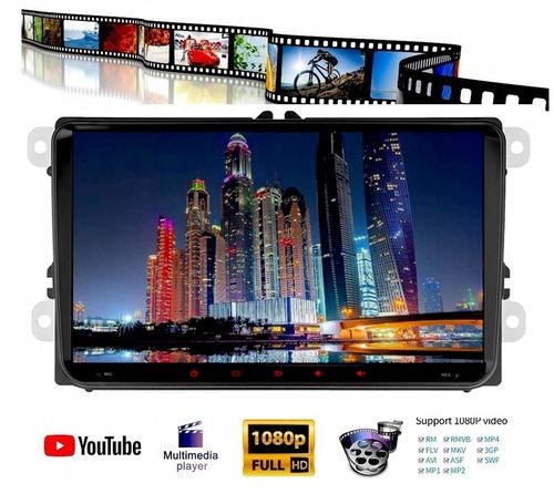 RADIO NAWIGACJA GPS ANDROID VW TOURAN 2003-2015 WIFI CARPLAY 4/64GB na Arena.pl