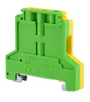 Złączka szynowa ochronna 4 mm żółto-zielona ZS01-4 SIMET