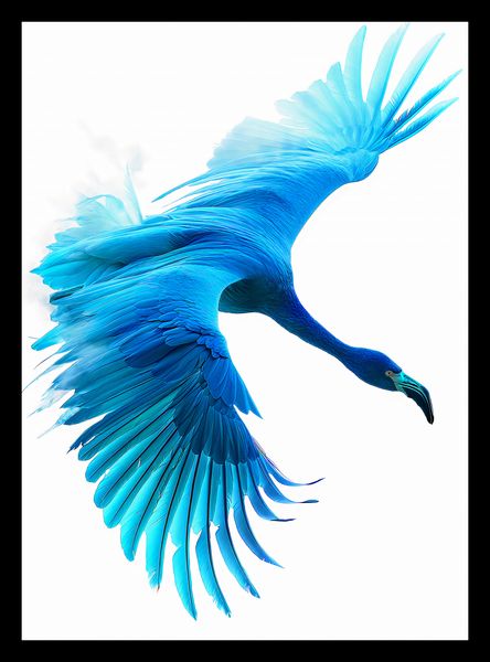 Plakat 20,5x28,4cm Błękitny Lot zdjęcie 2