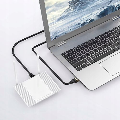 Gamingowy KABEL SIECIOWY LAN PATCHCORD KAT 7 5m HQ na Arena.pl