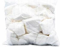 WACIKI KOSMETYCZNE PROSTOKĄTNE 11,5 CM X 9,5 CM BEZPYŁOWE BAWEŁNIANE