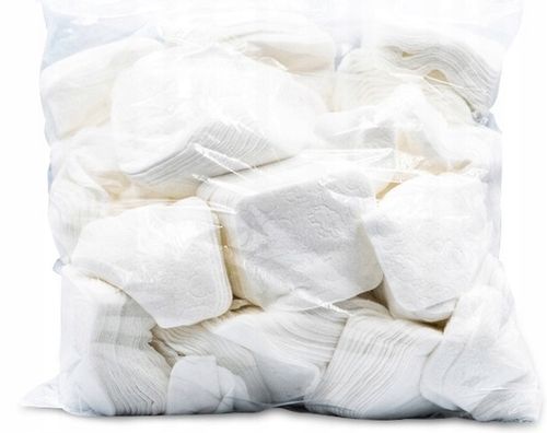 WACIKI KOSMETYCZNE PROSTOKĄTNE 11,5 CM X 9,5 CM BEZPYŁOWE BAWEŁNIANE na Arena.pl