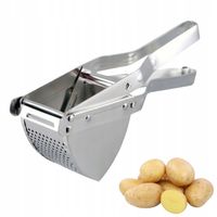 PRASKA DO ZIEMNIAKÓW OWOCÓW SERA PUREE TŁUCZEK WYCISKARKA DO WARZYW RĘCZNA