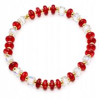 Bransoletka z kamieni naturalnych Agat rubinowy MF42276RA