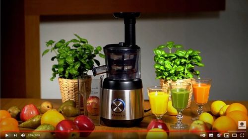 WYCISKARKA WOLNOOBROTOWA DO SOKÓW OWOCÓW WARZYW JuiceWell DUŻA MOC 400W na Arena.pl