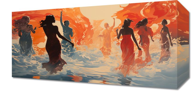 Obraz 40x20cm Taneczny Żar zdjęcie 1