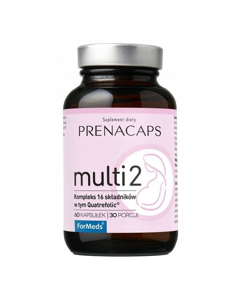 ForMeds PRENACAPS MULTI2 + DHA 2-3 Trymestr Ciąży zdjęcie 7