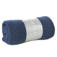 Miękki koc barankowy BUKLA 170X210 granatowy